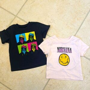 Two rocker Tee Shirts. Size 18m